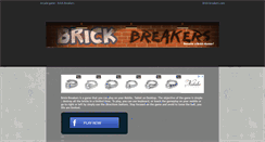 Desktop Screenshot of brick-breakers.com